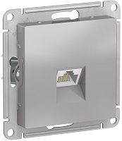 Розетка компьютерная без рамки Systeme Electric AtlasDesign 1-м. RJ45 5e алюминий картинка